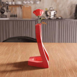 DNA Helix Geometric Bud Vase Centerpiece 3d model
