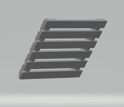 FHW: 28mm scale Simple bridge 3d model