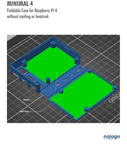 M!N!MAL 4 - Raspberry Pi 4 Case 3d model