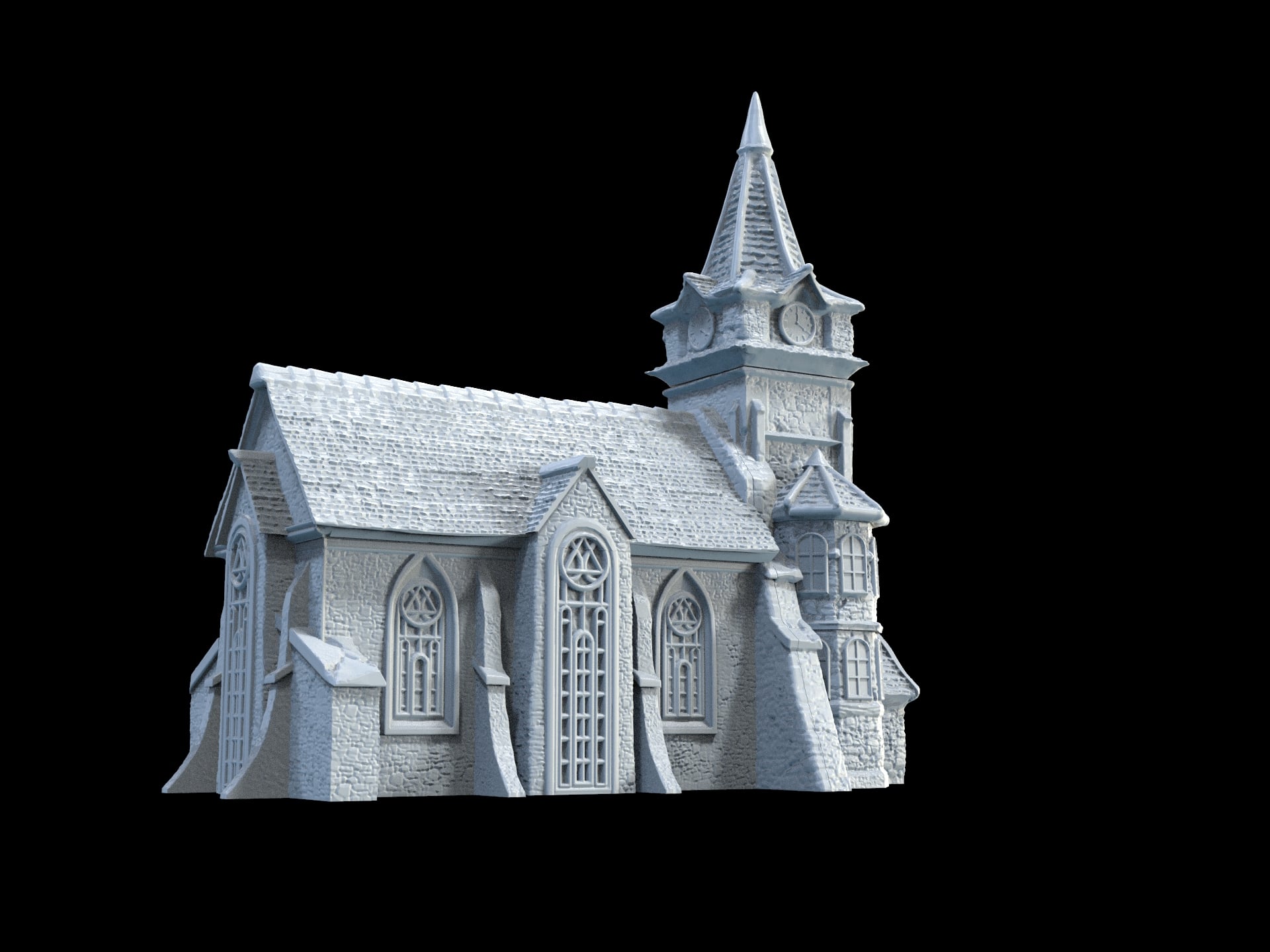 Grexdale Church 3d model