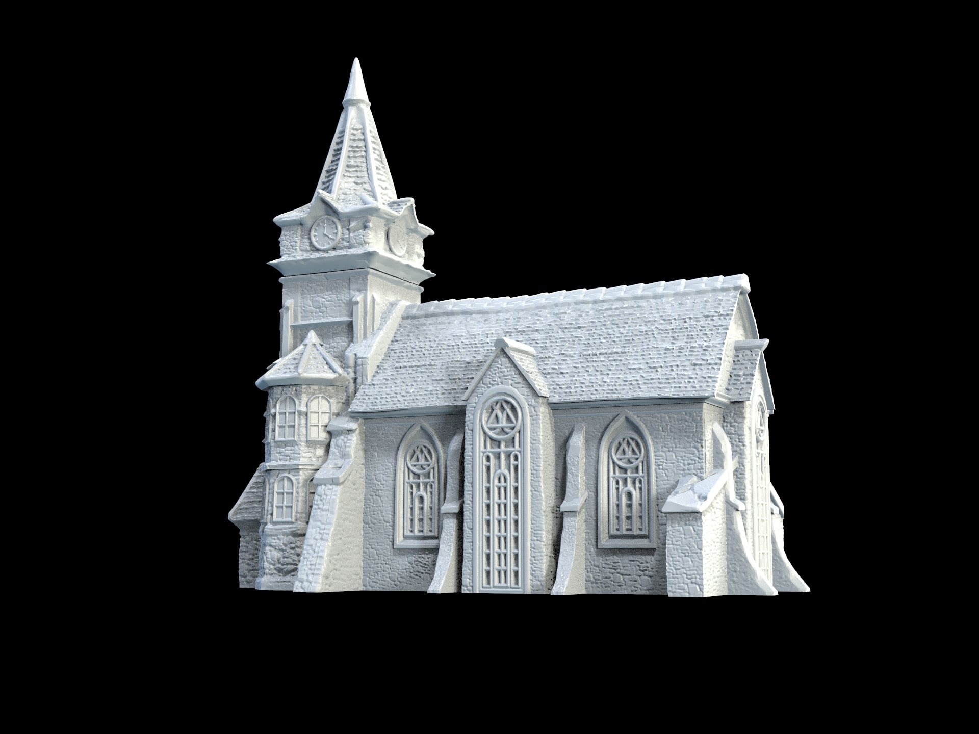 Grexdale Church 3d model