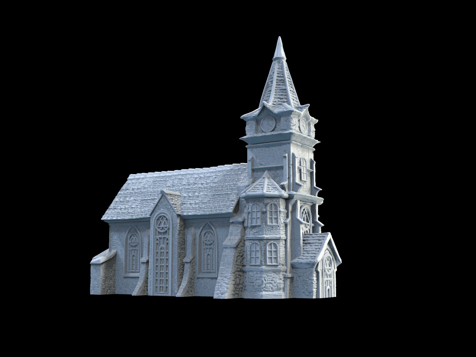 Grexdale Church 3d model