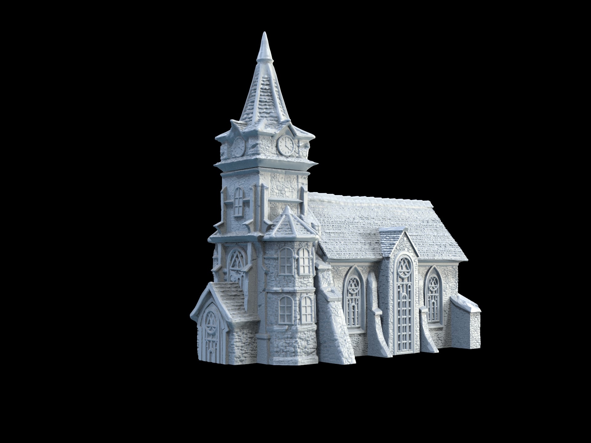 Grexdale Church 3d model