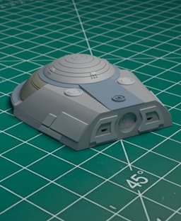 1/350 TFF Refit Bridge Interior/Exterior Set 3d model