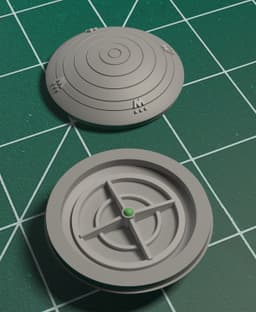 1/350 TFF Refit Bridge Interior/Exterior Set 3d model