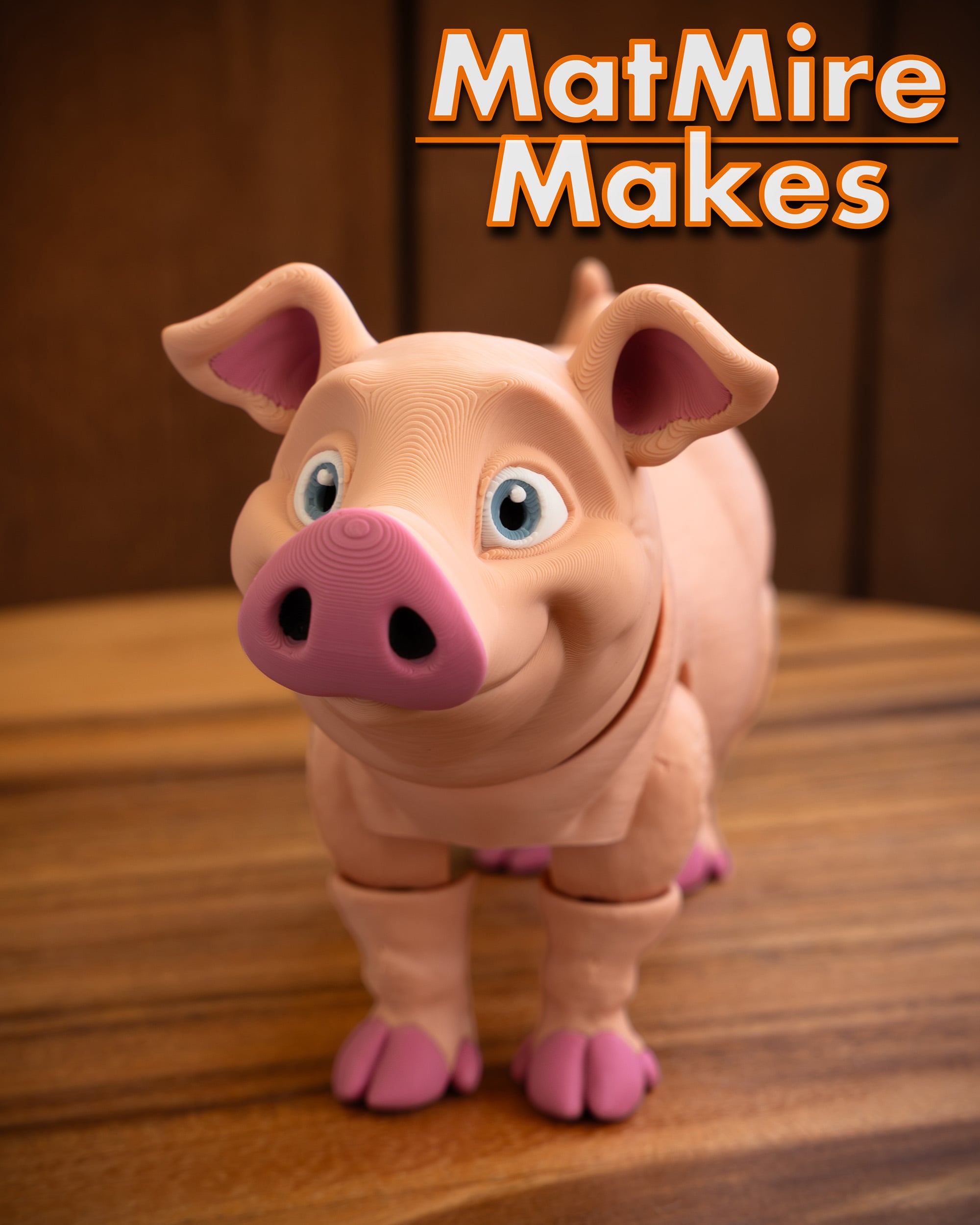 Pig - Articulated Figure 3d model