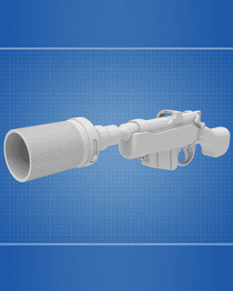 C-87 Blaster - Star Wars 3d model