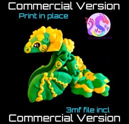 Shamrock Linked Dragon *Commercial Version* 3d model