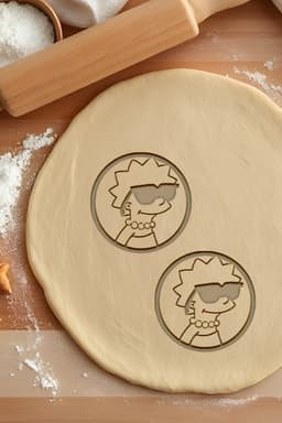 Simpson Cookie Cutter, Biscuit Cutter 3d model