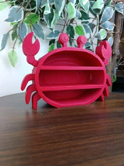 Crab-shaped shelf 3d model