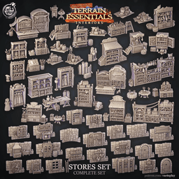 Stores Set (Pre-Supported) 3d model