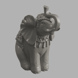 Elephant pattern 3d model