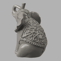 Elephant pattern 3d model