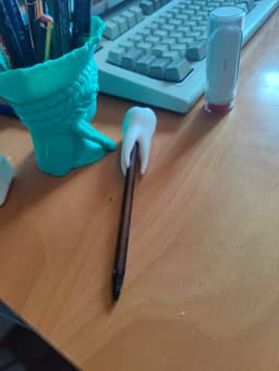 Molar tooth pen topper 3d model