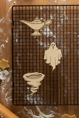 Ghost Set Cookie Cutter, Biscuit Cutter 3d model