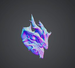 EARTH TITAN TROPHY HEAD 3d model