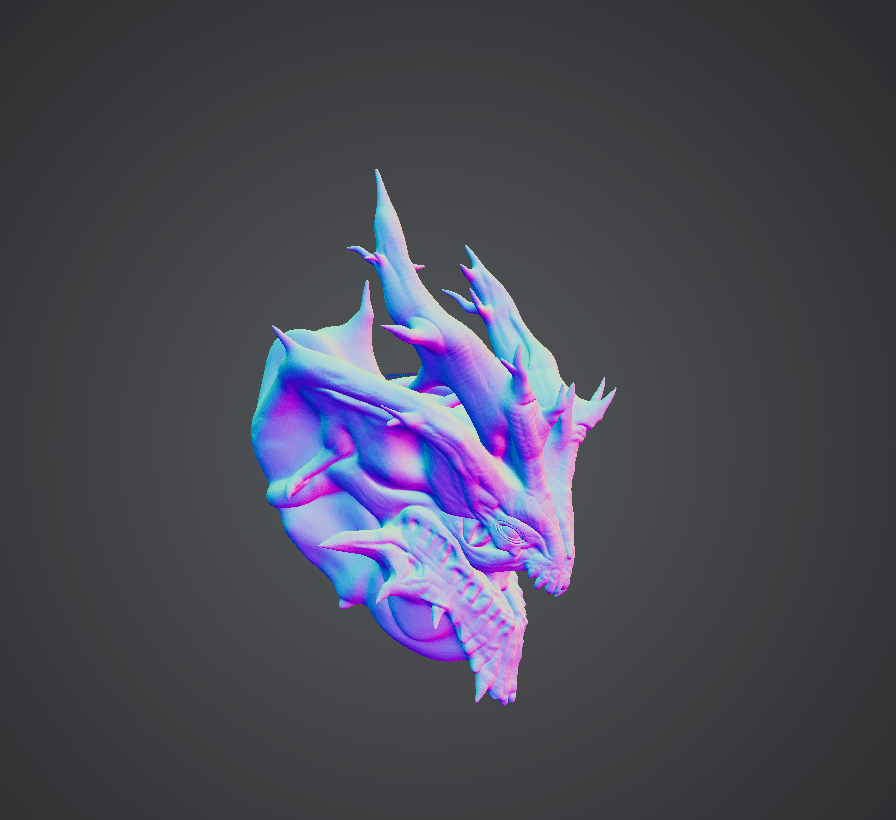 EARTH TITAN TROPHY HEAD 3d model