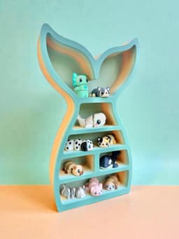 Mermaid Tail Shelf 3d model