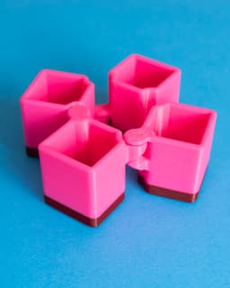 Auxetic Cubes // 18mm 2x2 3d model