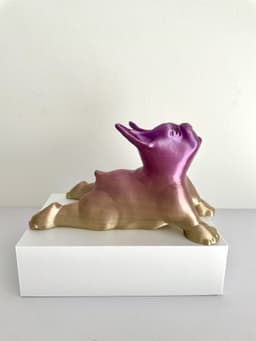 Boston Terrier Dog Yoga Pose 3 3d model