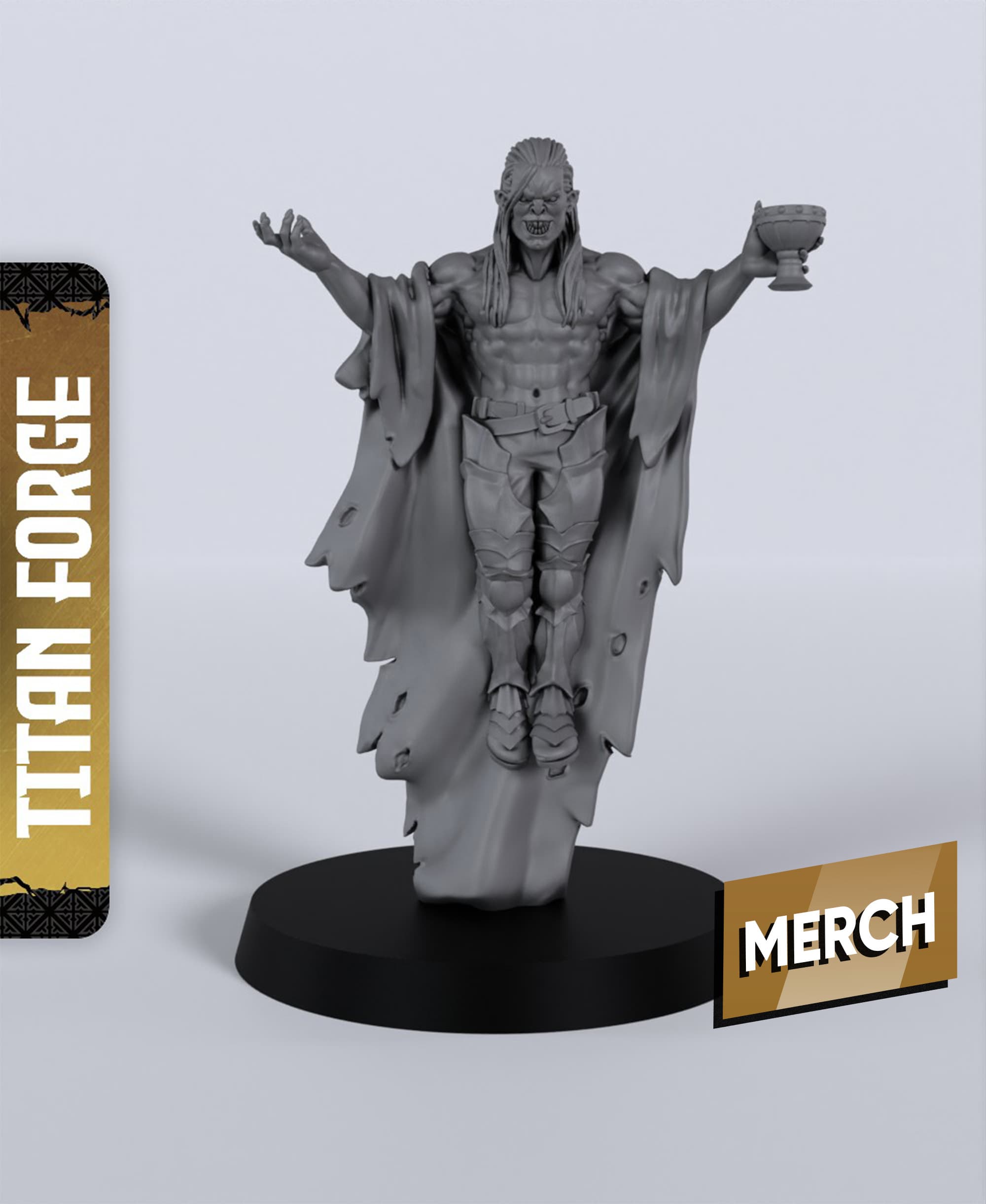 Magnus Pureblood - With Free Dragon - 5e DnD Inspired for RPG and Wargamers 3d model