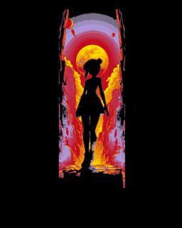 The shadows in the sunset - Set of Bookmarks 3d model