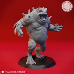 Slaad (Death) - Tabletop Miniature 3d model