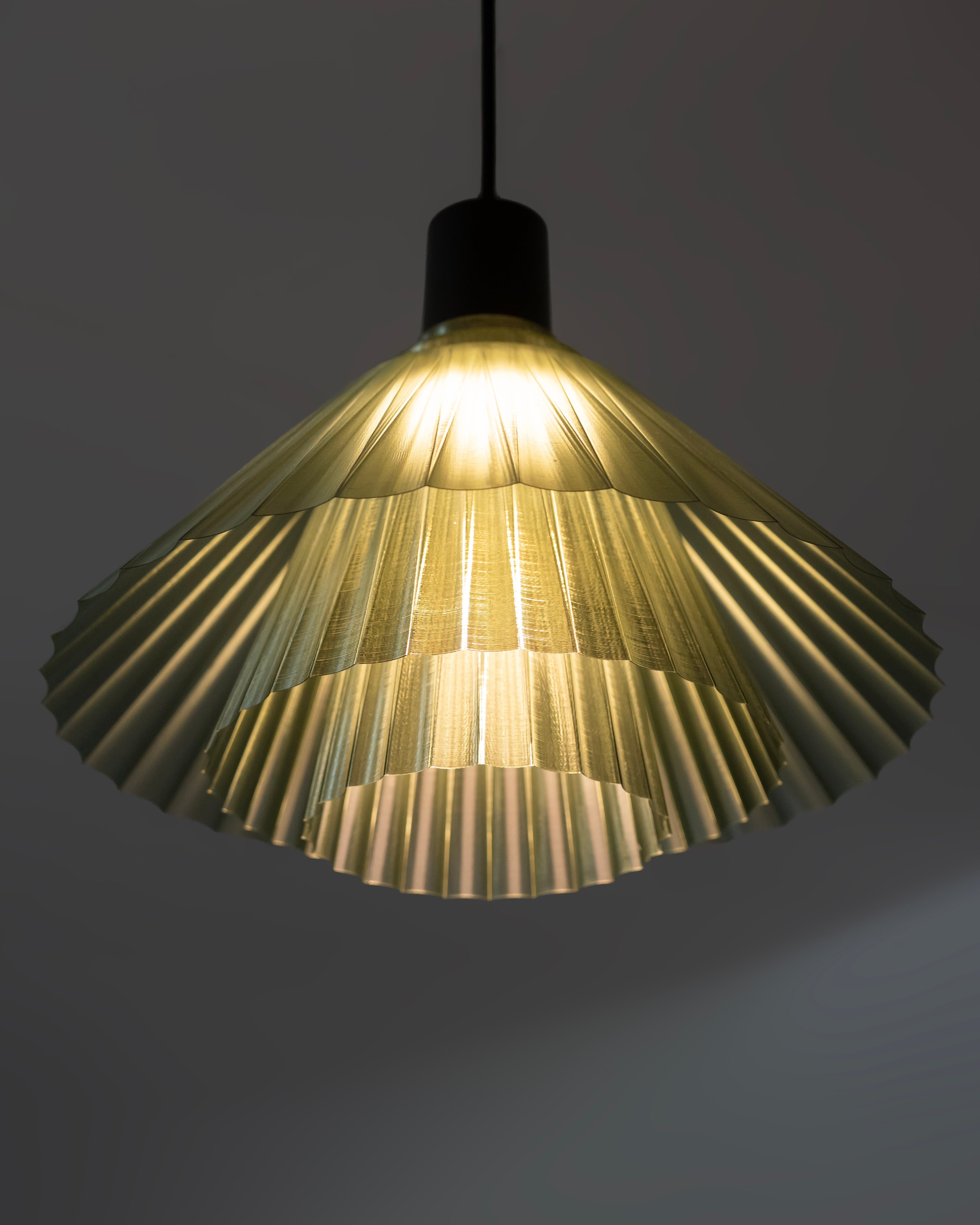 3 Tier Pendant // Cone Elysia 300mm 3d model