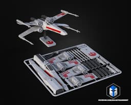 X-Wing Vehicle Kit Card - 3D Print Files 3d model