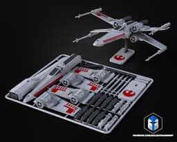 X-Wing Vehicle Kit Card - 3D Print Files 3d model