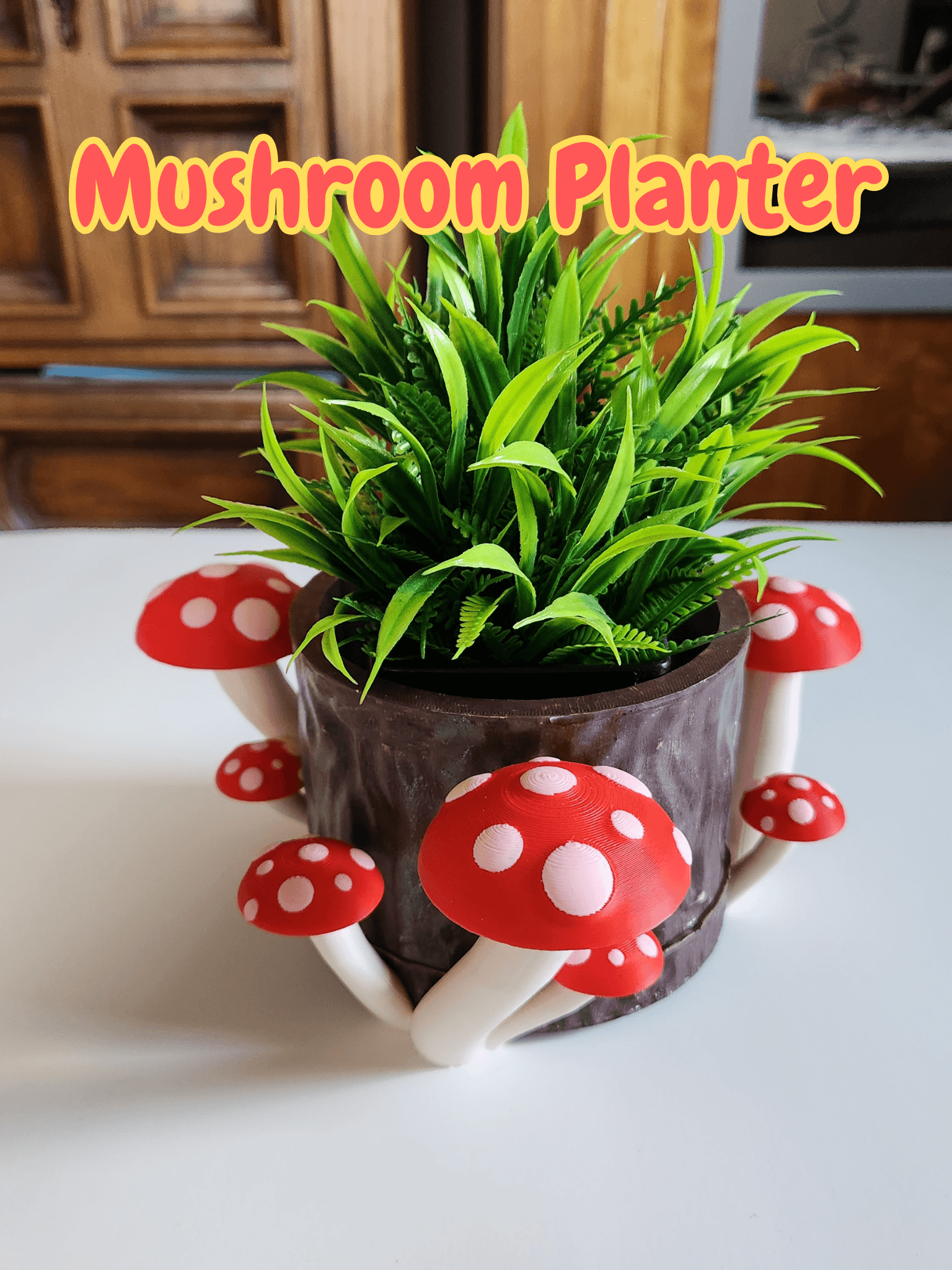 Mushroom Planter 3d model