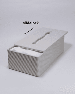 Layered Tissue Dispenser 3d model