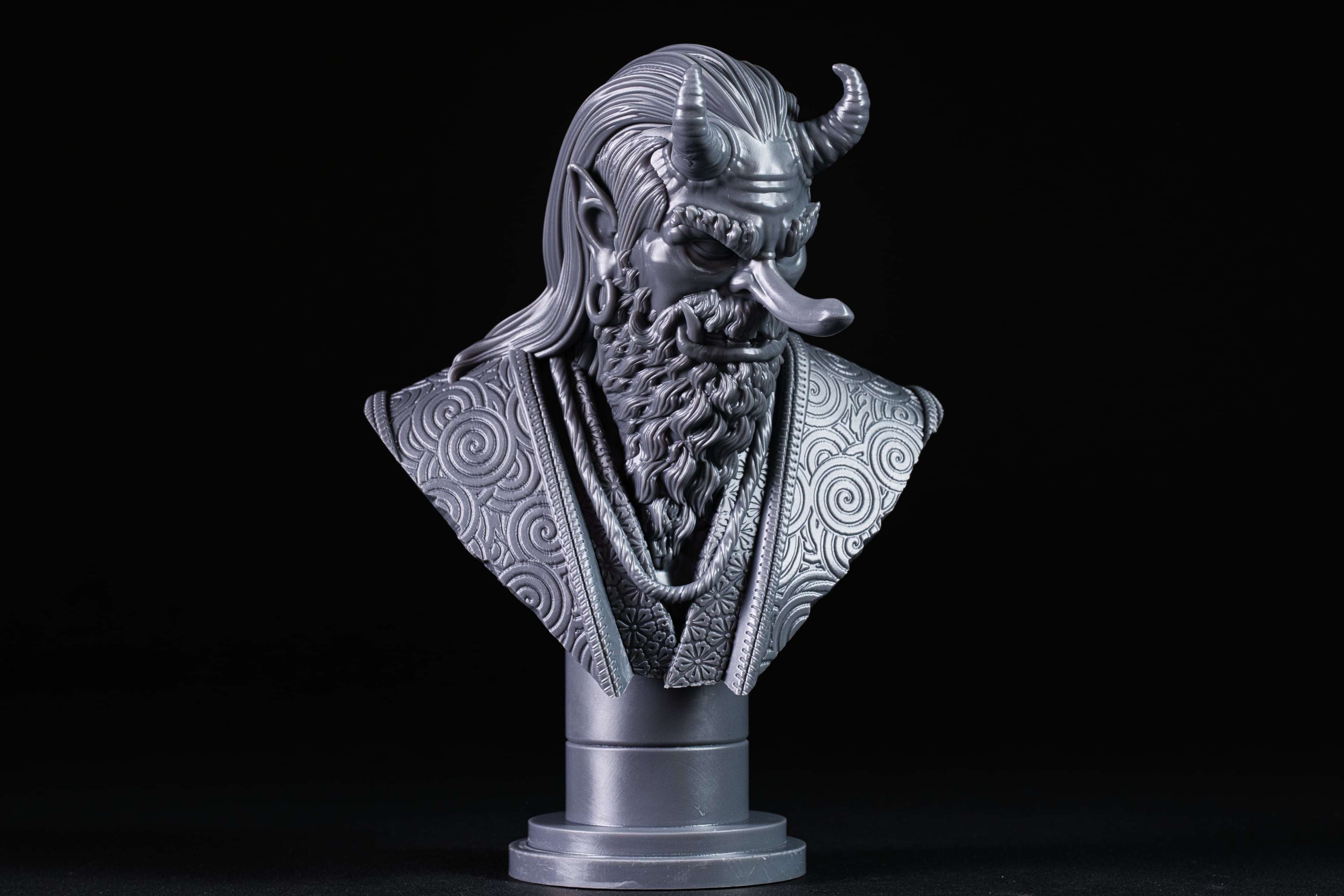 Tengu bust (Pre-Supported) 3d model