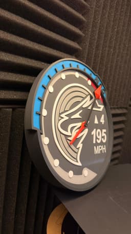 Need For Speed U2 Eagle Tachometer Wall Clock 3d model