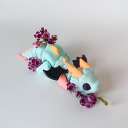 Little dragon flexi 3d model