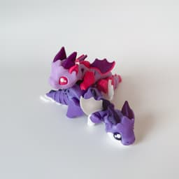 Little dragon flexi 3d model