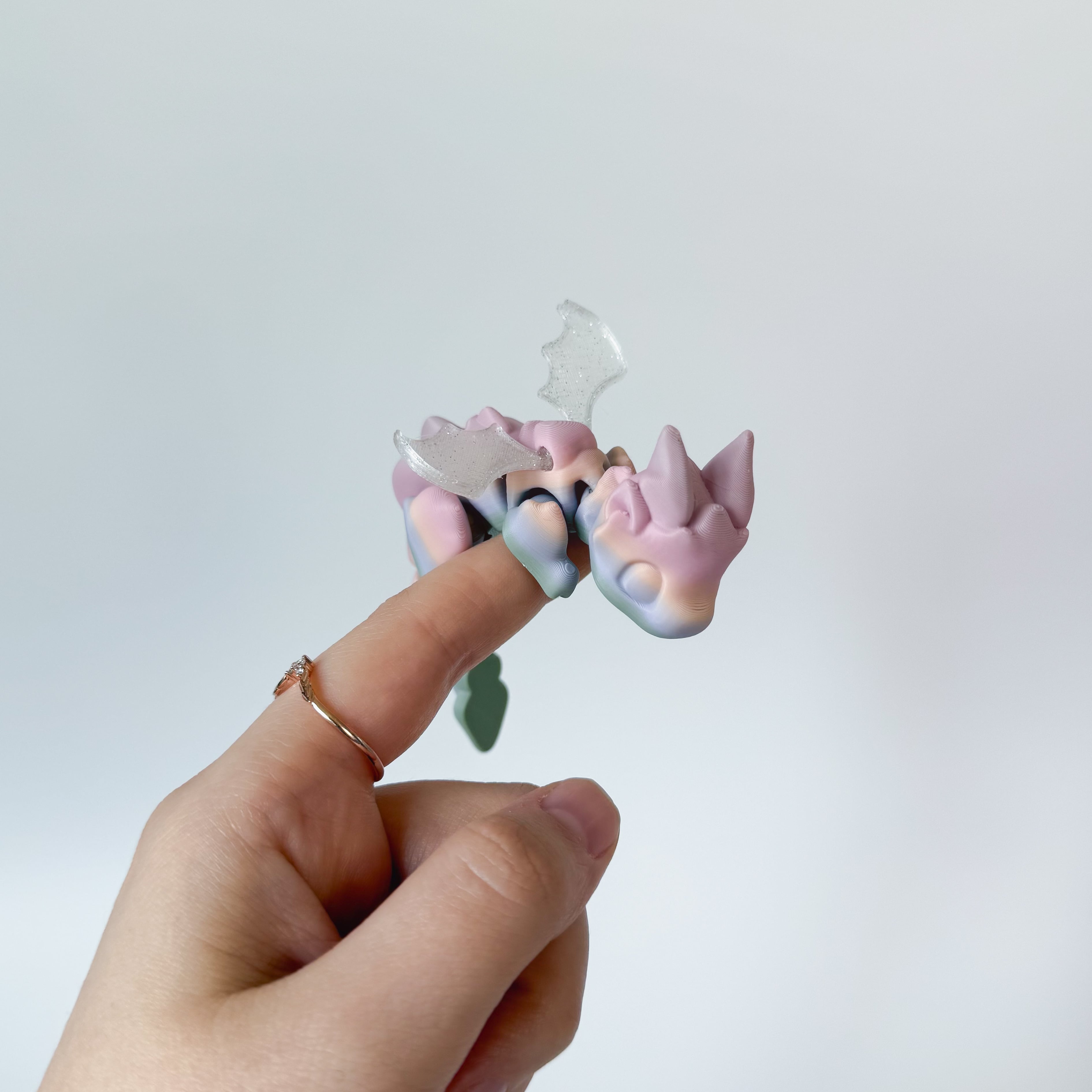 Little dragon flexi 3d model