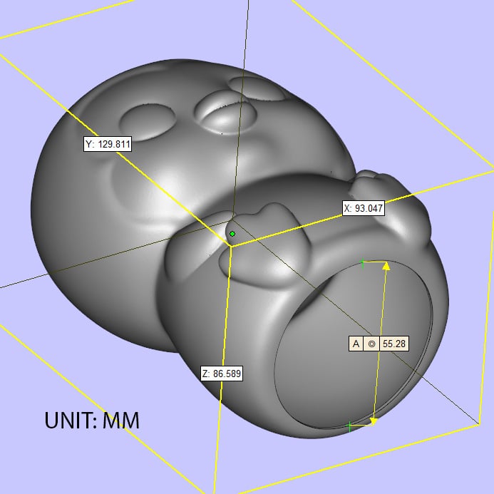 CUTE PENGUIN LAMP 3d model