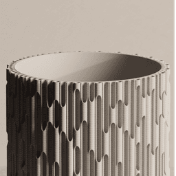 Planter with dripping tray 3d model