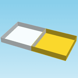 FULL BLOCK, nestable box (v1) 3d model