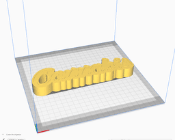 CANNABIS TEXT DECORATION 3d model