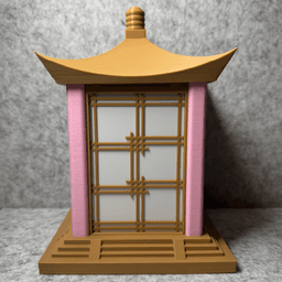 Japanese Style Tea Light Box 3d model