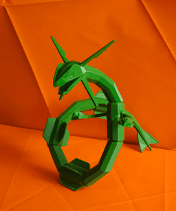 Rayquaza Low Poly Pokemon 3d model