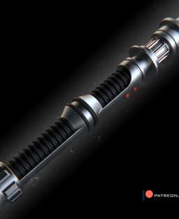Kyle Katarn hilt with stand 3d model