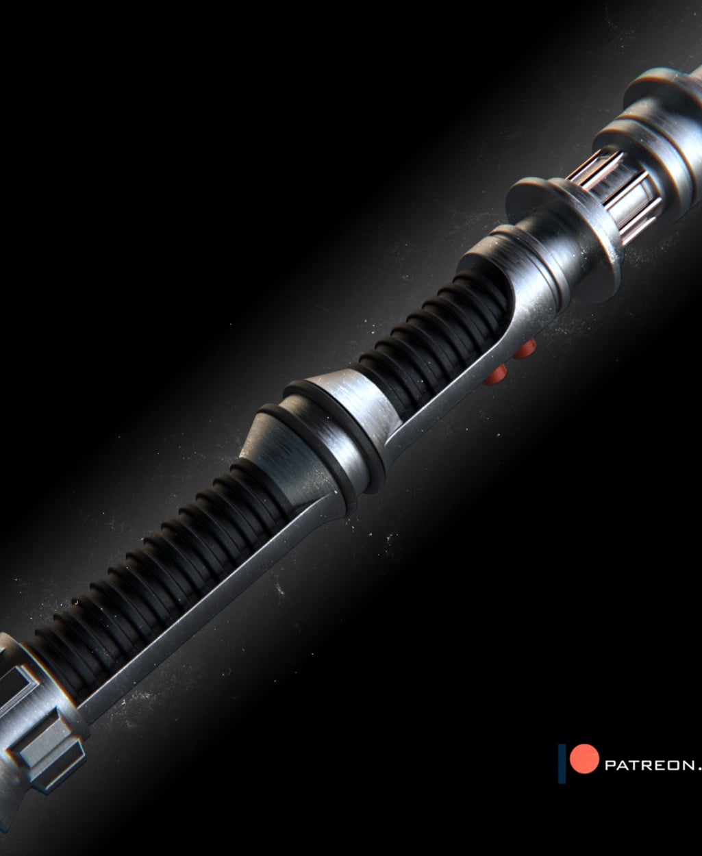 Kyle Katarn hilt with stand 3d model