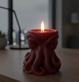 Octopus Kraken Tea Light Holder 3d model