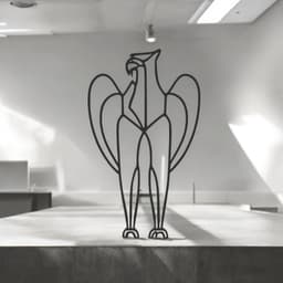 Griffin Line Art - Desktop Line Art 3d model