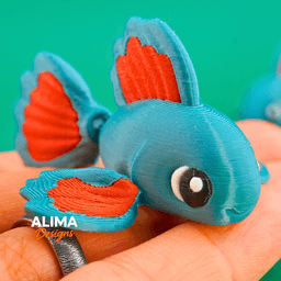 Siamese Fighting Fish / Betta Fish 3d model
