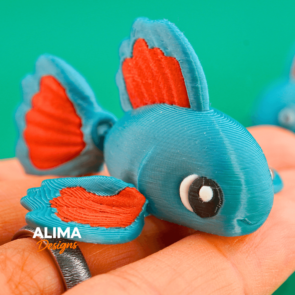Siamese Fighting Fish / Betta Fish 3d model