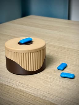 Gum Dispenser | Candy & Pill Container | Storage Box 3d model